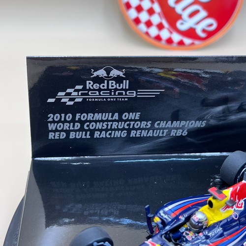 MINICHAMPS 1/43 2010 Formula One World Constructors Red Bull RB6 Set 412100506 - Picture 5 of 15