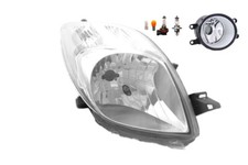 Scheinwerfer Halogen passend für Toyota Yaris XP9 01/06-11/08 H4 R + Nebel+Leuc.