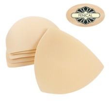 3 Pairs Bra Inserts Sports Round Bra Pads Replacement Sticky Women Bra Inserts