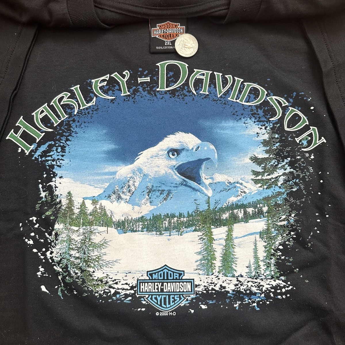 【古着】Harley-Davidson　90~00s　OF UAE　 Tシャツ Vintage 2000 Harley Davidson United Arab Emirates Tee T