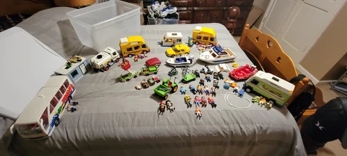 Vintage PLAYMOBIL Mixed Lot Of Vehicle's With Assorted Accessories & Figures