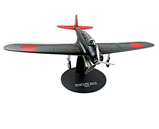 NAKAJIMA B5N TYPE97 JAPAN CARRIER ATTACK BOMBER YEAR 1942 DEAGOSTINI SCALE 1:72  - Изображение 4 из 4