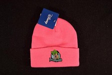 Winter Hat Minnie Mouse Girls Knit Cuffed Beanie BRIGHT PINK Ages 4-7