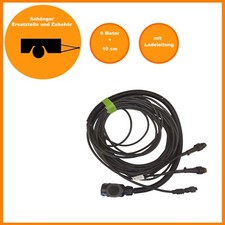 Aspöck Kabelsatz Kabelbaum 13pol. 6m / 10cm DC-Leitung + 4m Ladeleitung Anhänger