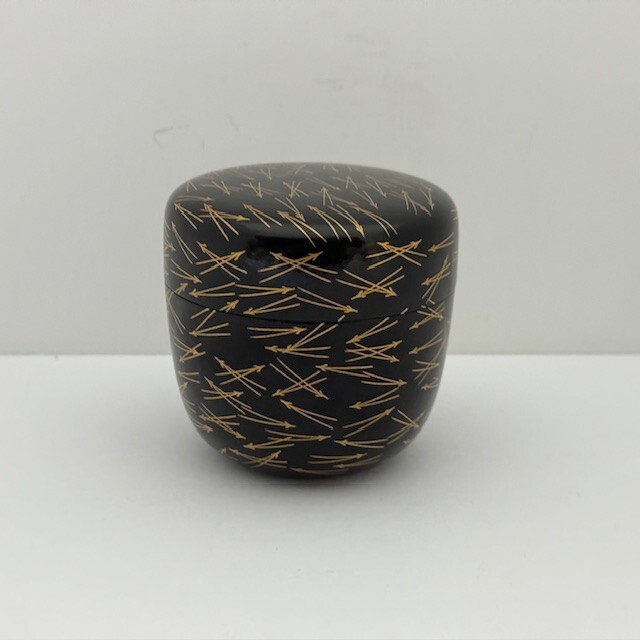 Japanese Tea Ceremony Caddy Natsume Matsuba Pine needle Lacquered