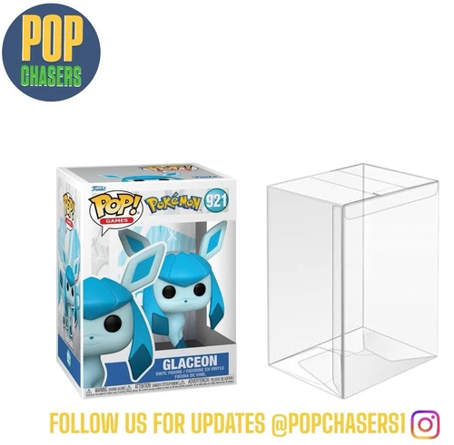 Funko POP! Games: Pokémon - Glaceon #921 W/Pop Protector