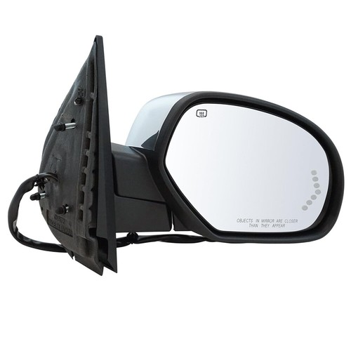 Right Chrome Power Mirror For GMC 07-2014 Tahoe Suburban Yukon Silverado Sierra - Picture 2 of 12