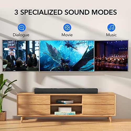TV Surround Sound System Speaker EQ Modes Bluetooth HDMI Compact Design Kit New - Picture 3 of 7