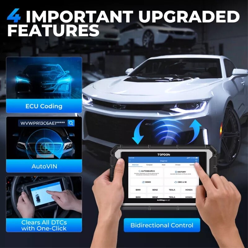 TOPDON AD900BT Key Coding All System Key Programmering Diagnostic Tool 28+ Reset
