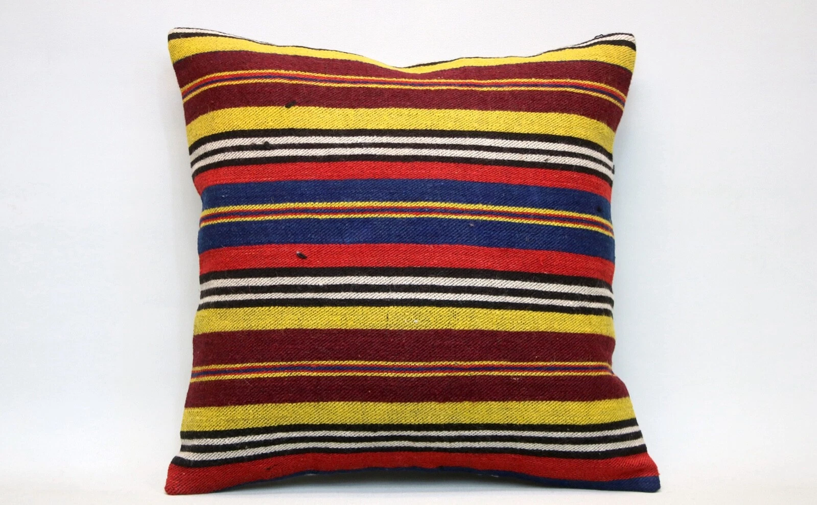 Kilim Pillow Cover, 16x16 in, Ethnic Pillow, Throw Pillow, Decorative Pillow