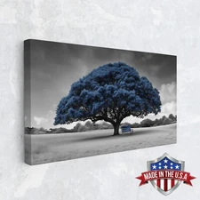 The Quiet Beneath Blue Canvas Print for Home Decor, Wall Decor Art Print Poster