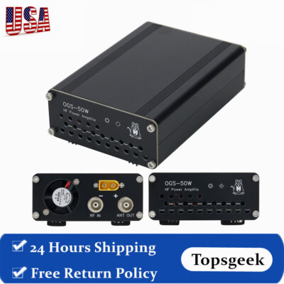 OGS-50W HF Power Amplifier 3-21Mhz RF Power Amplifier QRP Radio Power Amp (US)