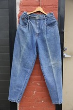 Vintage 90 s Lee Denim Mom Jeans High Rise Tapered size 14 MED womens retro