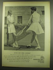 1949 Bergdorf Goodman Tennis Dresses Ad - photo by Sharland