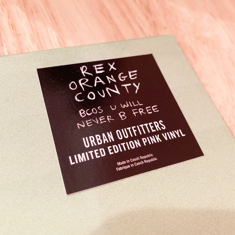 Rex Orange County - Bcos Because You U Will Never B Be Free Opaque Pink Vinyl LP Foto 3 de 4