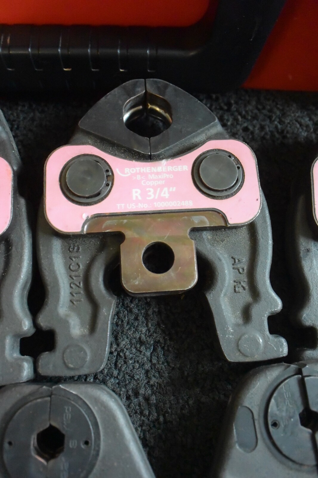 Rothenberger Model TT Hydraulic Refrigerant Crimper & 5 Jaws for Copper