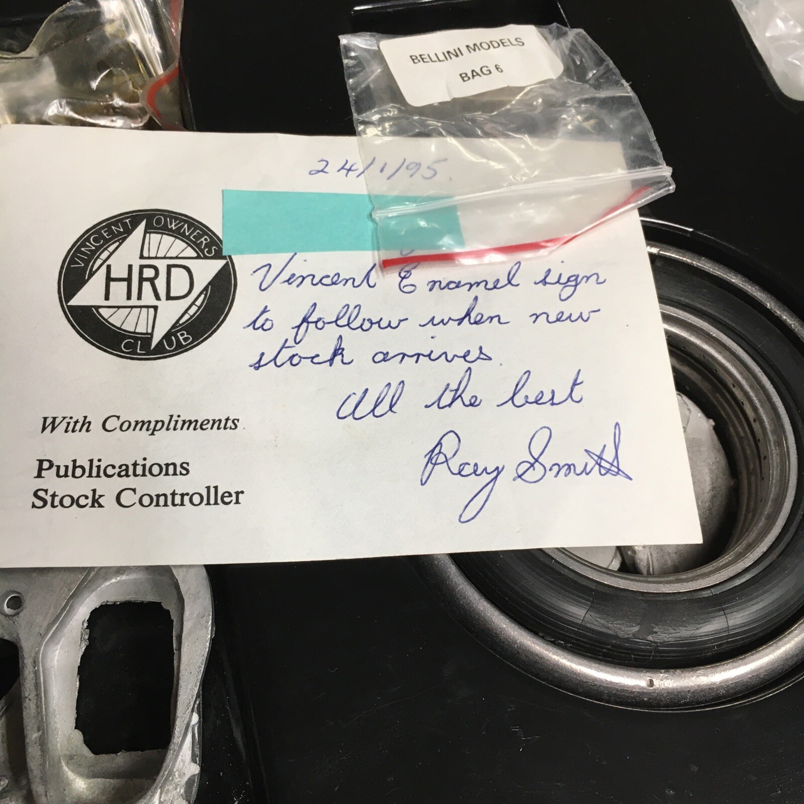 vincent motor cycle parts eBay