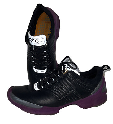 ECCO Biom 8 Fjuel Racer Natural Motion Orthotic  Running Sneakers black/Purple