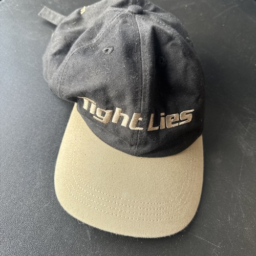Adams Golf Tight Lies Embroidered Hat Adjustable Black Tan