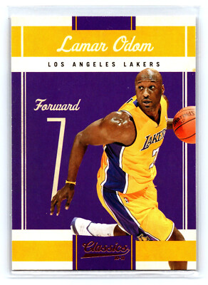 2010-11 Panini Classics Basketball 20 Lamar Odom	Los Angeles Lakers