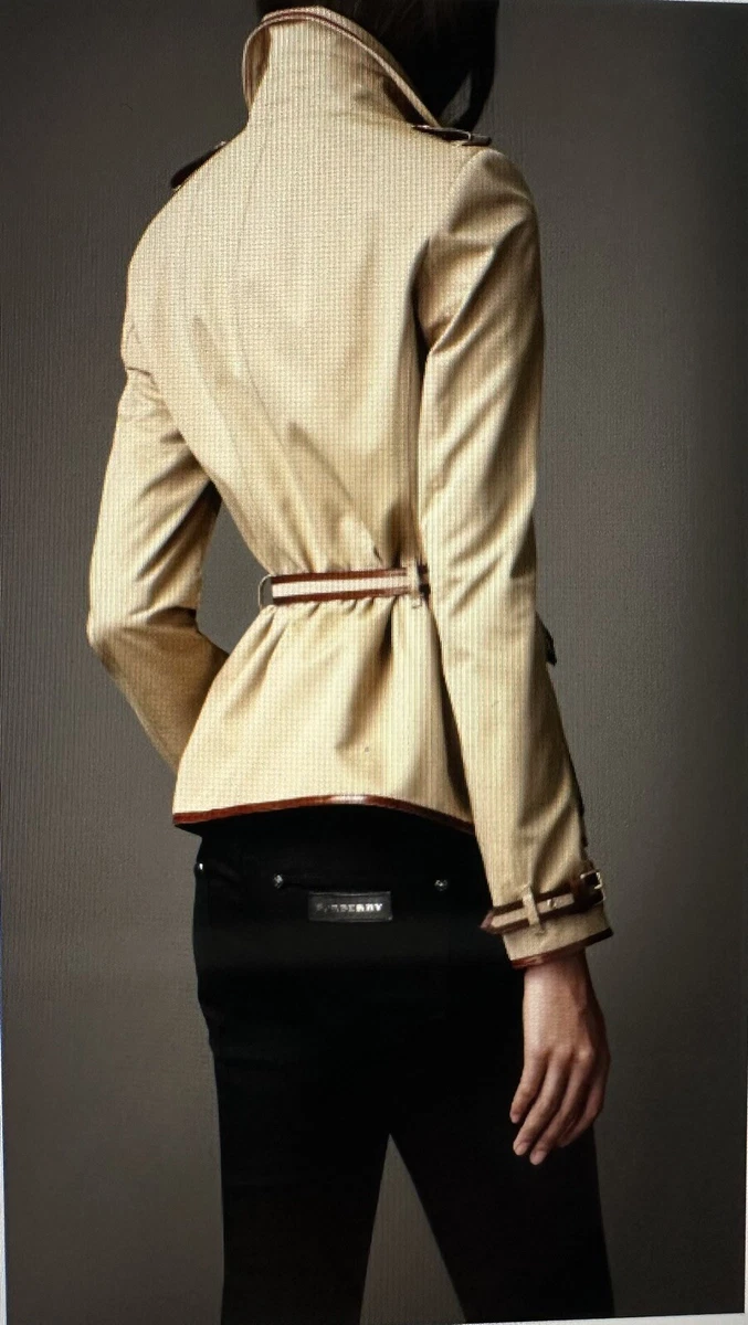 Burberry coat top size 0
