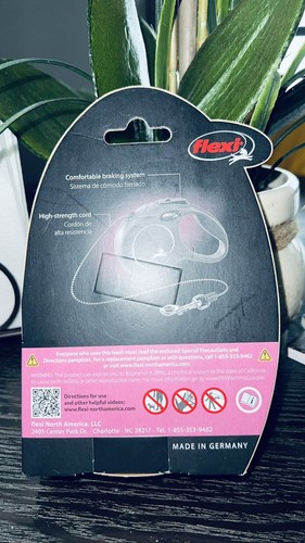 🐶Flexi New Classic einziehbare 10' Schnur Leine schwarz X-small 18 Pfund [brandneu] - Bild 5 von 11