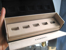   for1 1990s 0.12 oz mini Chanel Vintage Parfum perfume set case empty box