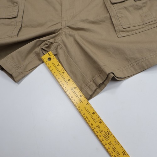 NEW St Johns Bay Size 44 Mens Hiking Shorts Comfort Waist Khaki Beige Cargo - Picture 5 of 9