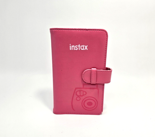 Genuine Fujifilm Instax Pink Mini Photo Wallet Album & Polaroid 300 Instant Film - Picture 3 of 7