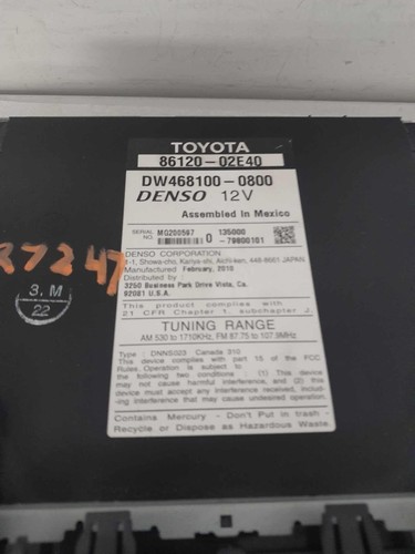 2010-2012 TOYOTA RAV4 18164dash mounted (navigation) - Picture 2 of 4