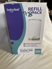 Babyfeel Fits All Dekor Classic Pail Refill 7 Pack Holds 3960 Diapers Open box