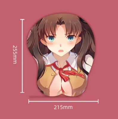 Fate/Stay Night Rin Tohsaka Gaming Mousepad Anime Merch PC 3D Sexy Mausemat UK