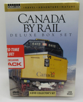CANADA BY RAIL - SCENIC BEAUTY & LEGENDARY TRAINS 4-DISC DVD SET, EXSHAW ALBERTA