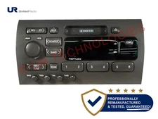 16180256 AM/FM CASSETTE 1996 CADILLAC EK U1L FACTORY RADIO