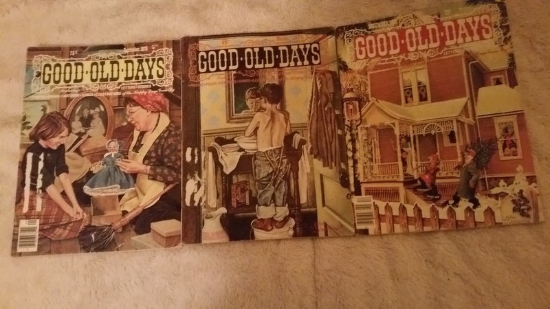 *** 3 COLLECTIBLE MAGAZINES OF "THE GOOD OLD DAYS" ***