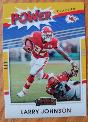 2021 Panini Contenders POWER Players Larry Johnson Kansas City Chiefs