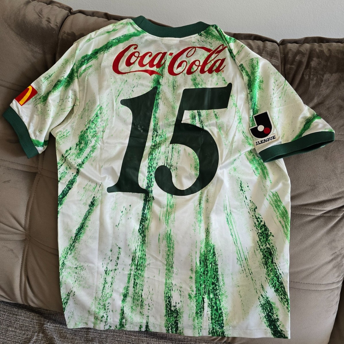SHIRT JERSEY 1993 TOKYO YOMIURI VERDY KAWASAKI AWAY J-LEAGUE SHIRT JERSEY 1993 TOKYO YOMIURI VERDY KAWASAKI AWAY J-LEAGUE