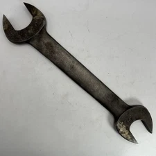 Vtg FAIRMOUNT No. 37 Double Open Ended Wrench 1 7/1" x 1  1/16” Owners Marks