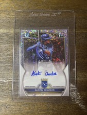 2023 Bowman - 1st Bowman Chrome Austin Charles Auto #CPA-AC Speckle /299 Royals