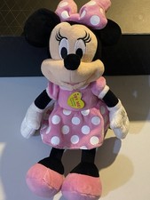 Disney Minnie Mouse 11 " Plush Beanbag Doll - Stuffed Toy Authentic NWT