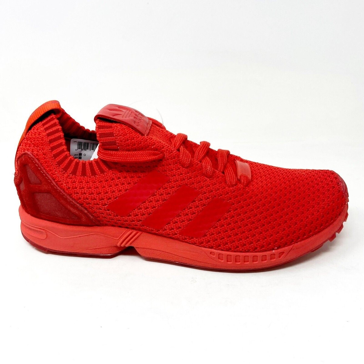 ココスヤシ3️⃣ Adidas Originals ZX Flux PK Tripe Red Mens Primeknit Running Shoes