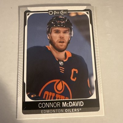 2021-22 O-Pee-Chee - Connor McDavid #1 Close Up Head Shot Image Variation