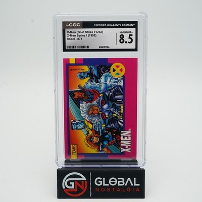 Gold Strike Force #71 X Men Series 1 Marvel Impel 1992 POP 4 CGC 8.5