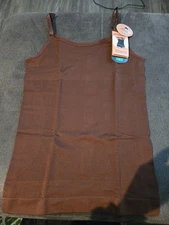 Shapermint Essentials All Day Every Day Scoop Neck Cami Chocolate Size Large