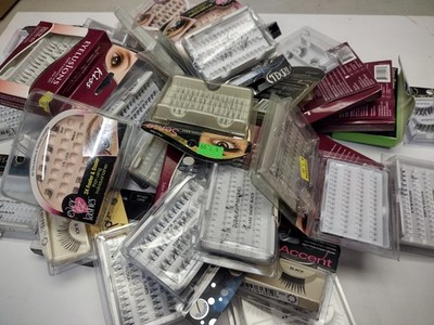 LOT Of 53 CASES SETS Pairs False Natural Dramatic Styles Eyelashes EYE WOMAN