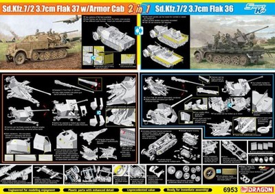 Dragon SD KFZ 3,7 cm FLAK 36/37 KIT 1:35