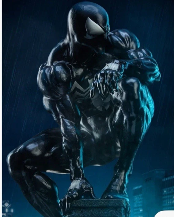SIDESHOW Amazing Spider-Man Symbiote 24” 1:4 Formato Premium Figura Estatua (S5) Foto 3 de 4