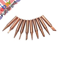 10 Pack 900M-T Soldering Tip Pure Copper Electric Iron Head Series Solder Tool F