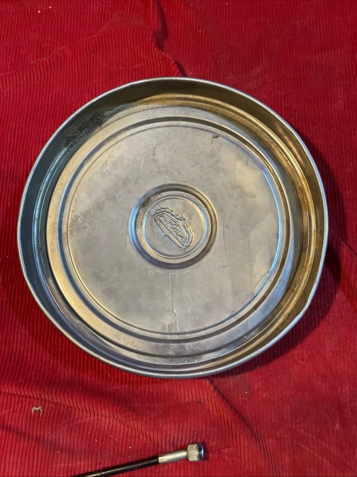 1972 1973 Ford Torino Mercury Montego Dog Dish Hub Cap 10.5" Stainless black D - Image 3 of 4
