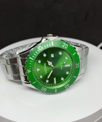 CADVAN 42mm Green Dials Divers Quartz Men's Watch New (Lot2685)